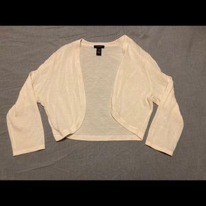 Only Mine 3/4 Sleeve Open Front Cardigan